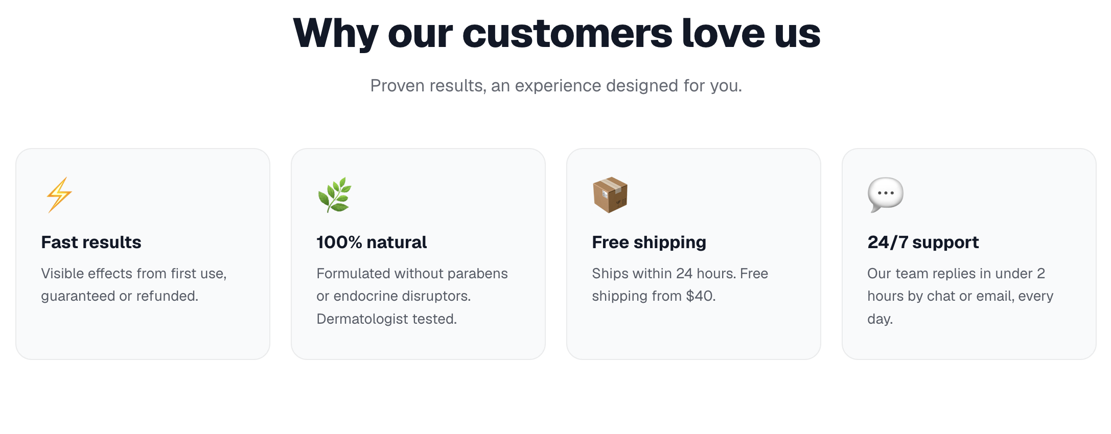 Preview — Product benefits