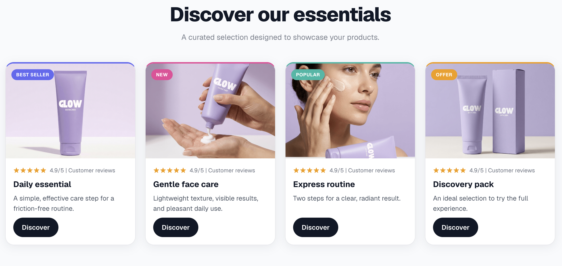 Preview — Hero product cards