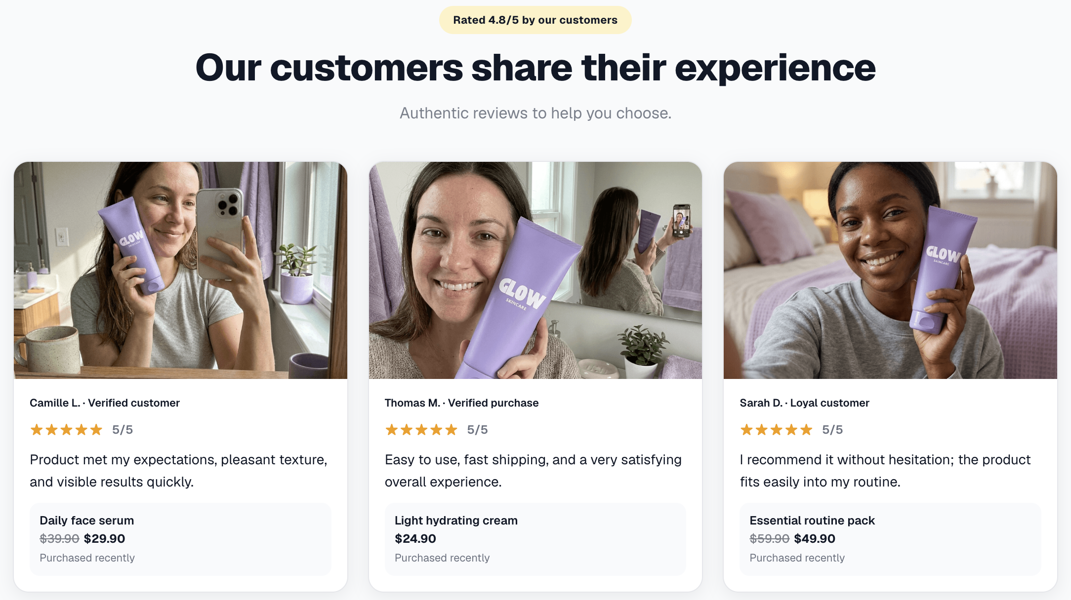 Preview — Visual customer reviews