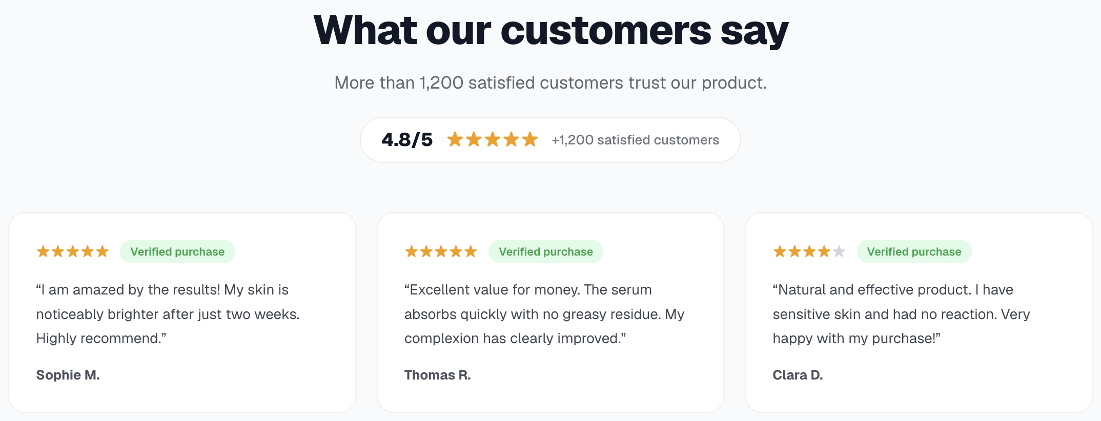 Preview — Customer reviews