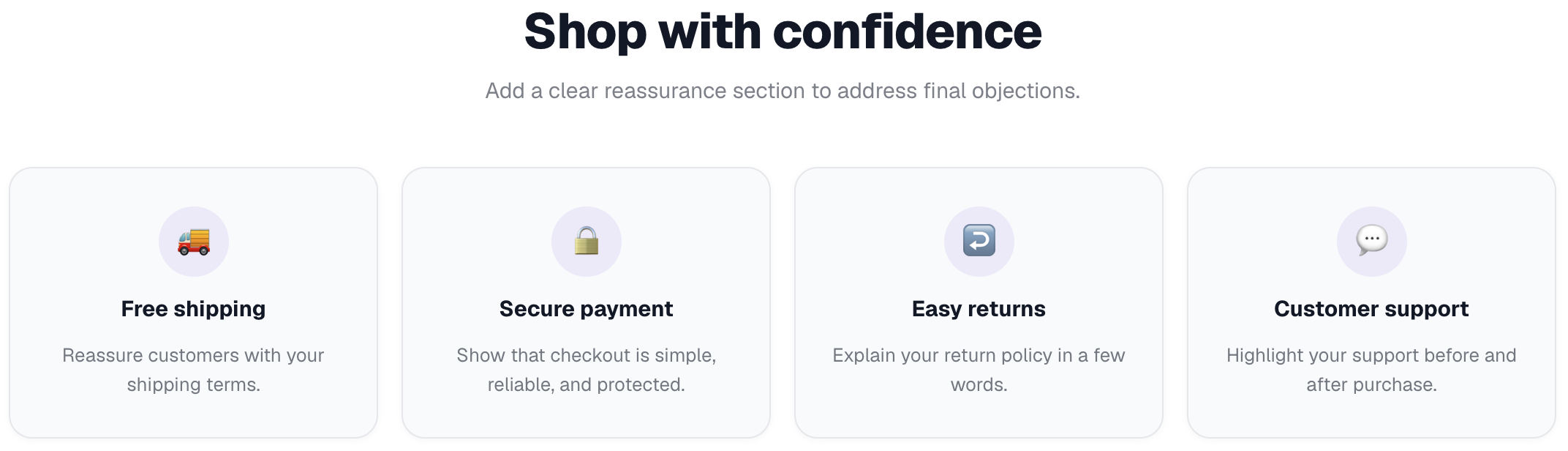 Preview — Trust badges