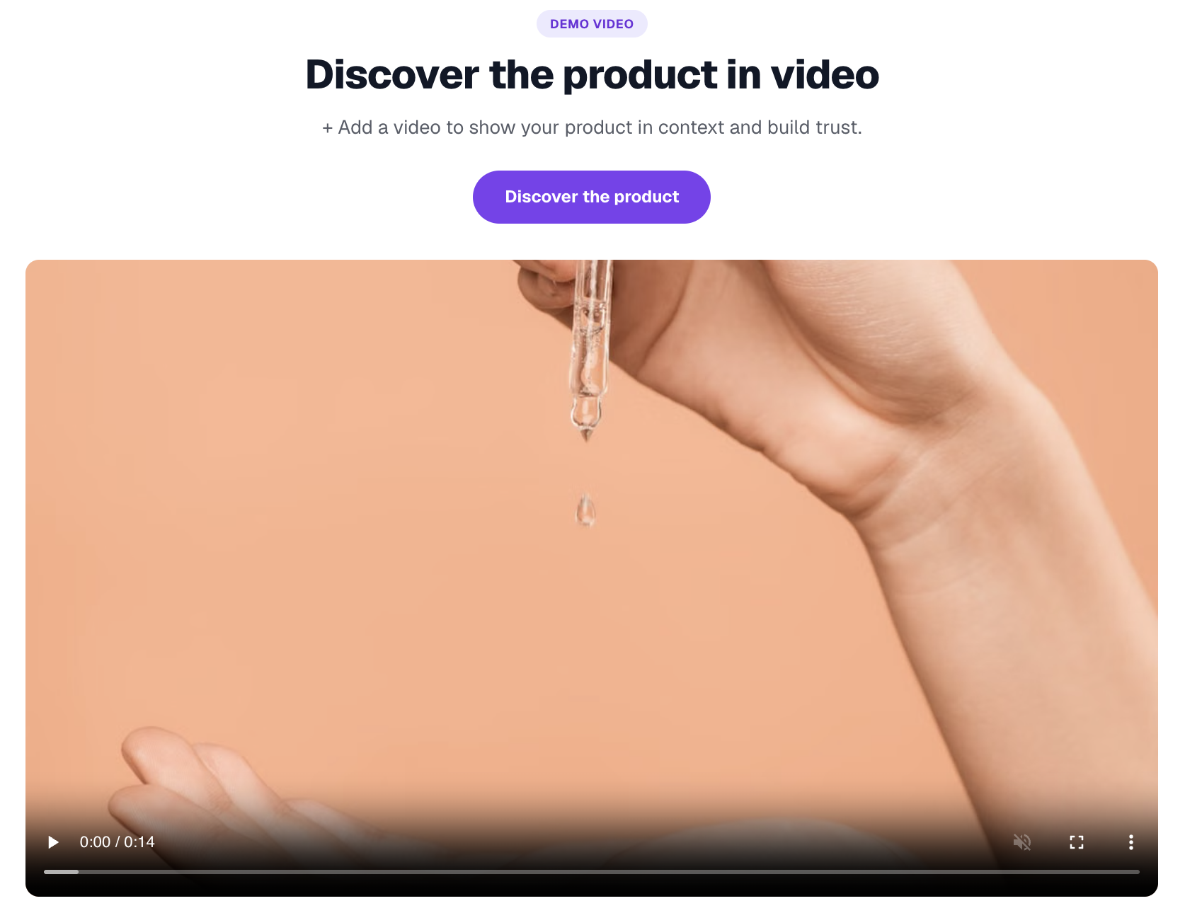Preview — Video section