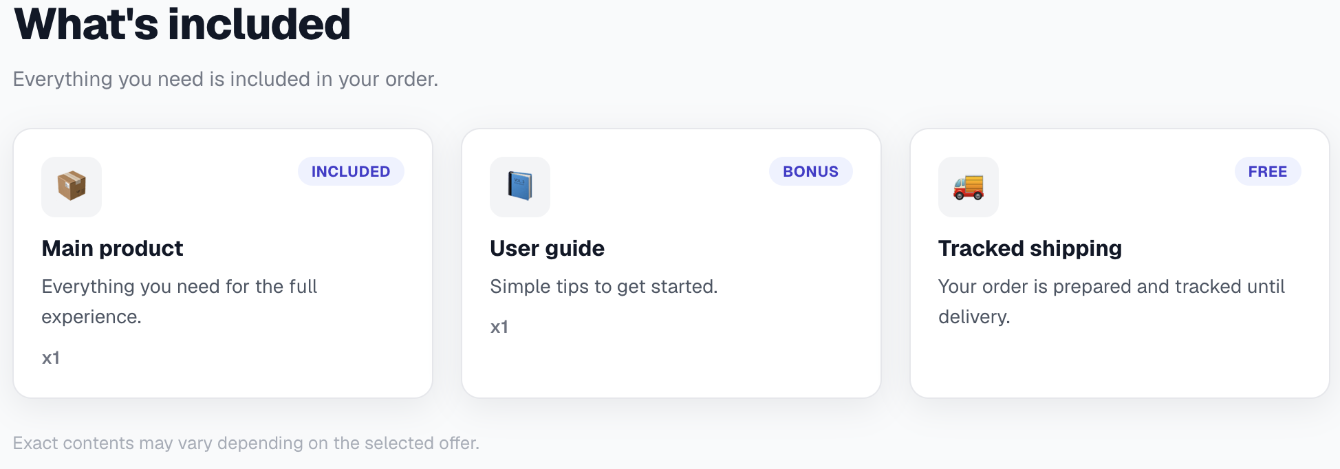 Preview — What's included